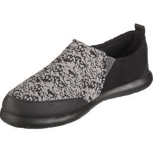 Zenz by‎ Isotoner Men’s Slip-On Shoes Size 12 NWT Black Gray Comfort Style